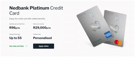 nedbank platinum credit card limit.